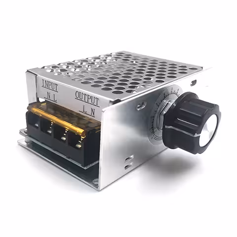 Regulator napetosti 220V AC 4000W – Regulator hitrosti električnega motorja za brusilnik, ventilator, napo, sesalnik