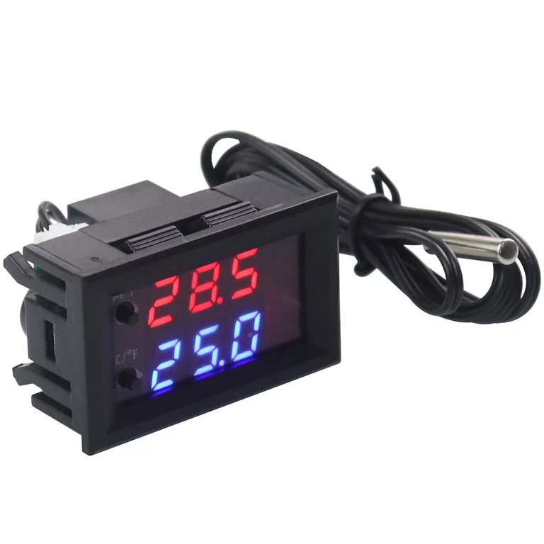 Termostat z NTC sondo odporen na vodo Termostat z NTC temperaturnim senzorjem, potopljiv in s kablom 40 cm