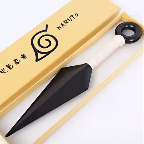 Ninja nož Kunai Naruto – plastična ABS replika 1:1 za anime oboževalce