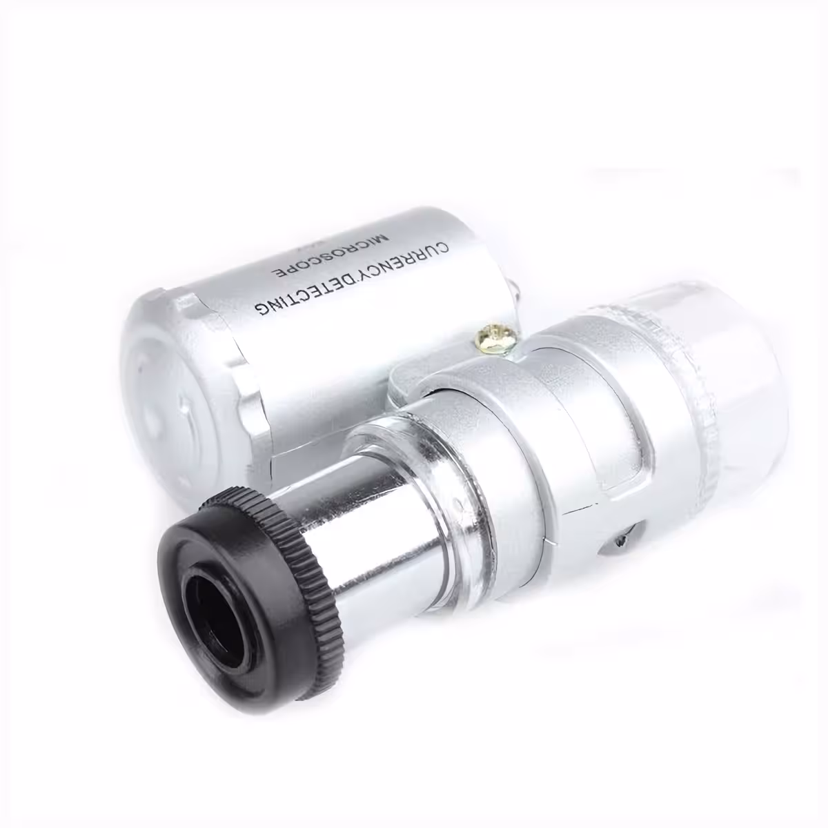 Mikroskop iz trpežnih materialov z LED in UV-lučjo za natančne preglede