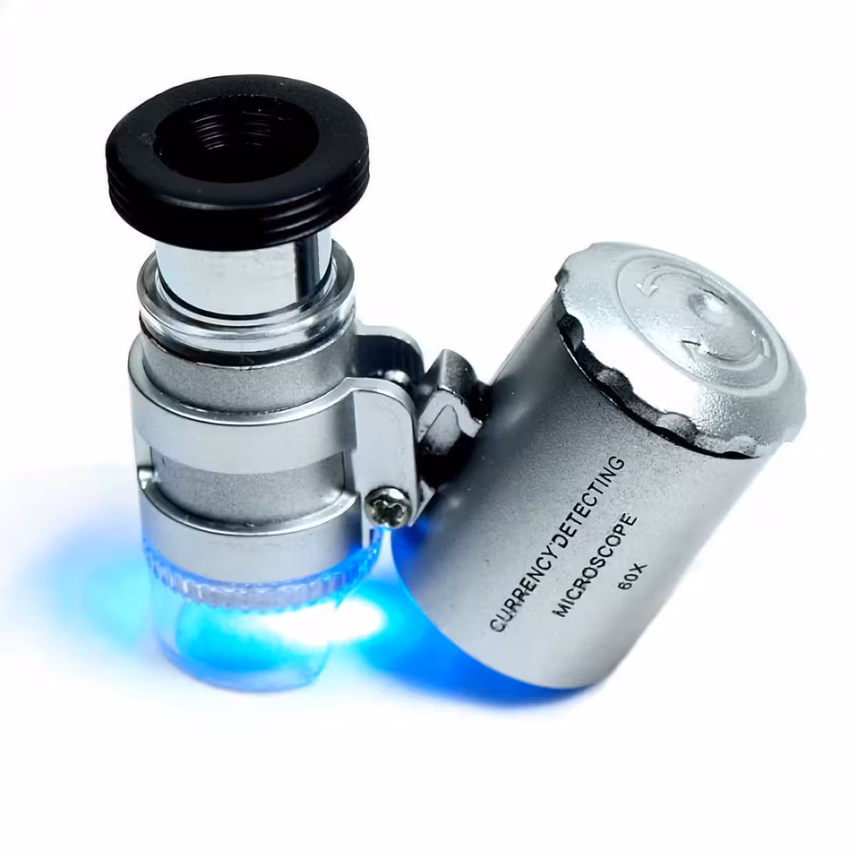 Mikroskop z UV detektorjem za identifikacijo ponarejenih bankovcev