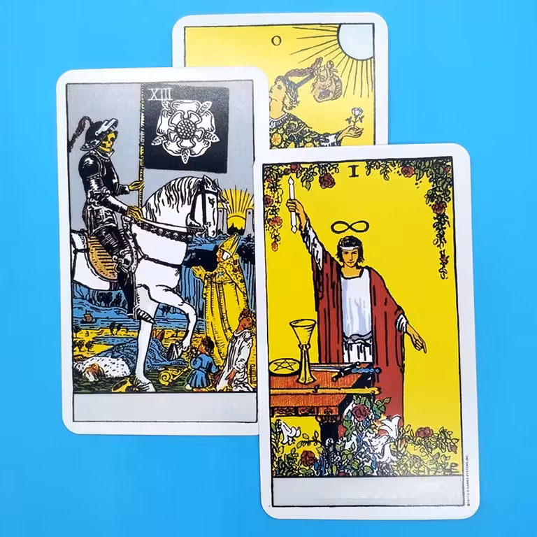 Tarot karte ciganske Rider Waite – popoln set 78 kart za vedeževanje in divinacijo