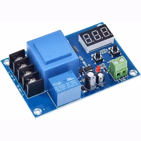 Modul za polnjenje baterij XH-M602, nastavljiv napetostni krmilnik 3.7V–120V za 12V 24V 48V avto, sončne celice in UPS