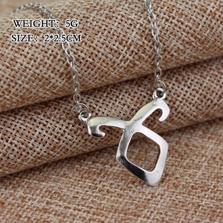 Fantasy ogrlica angel – Shadowhunters Srebrn fantazijski nakit, navdihnjen iz Shadowhunters in City of Bones