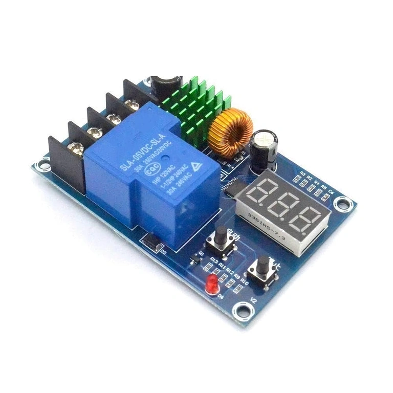 Kontroler samodejne zaustavitve polnjenja baterije XH-M604 Modul za zaščito baterij 6V-60V z avtomatskim ponovnim zagonom
