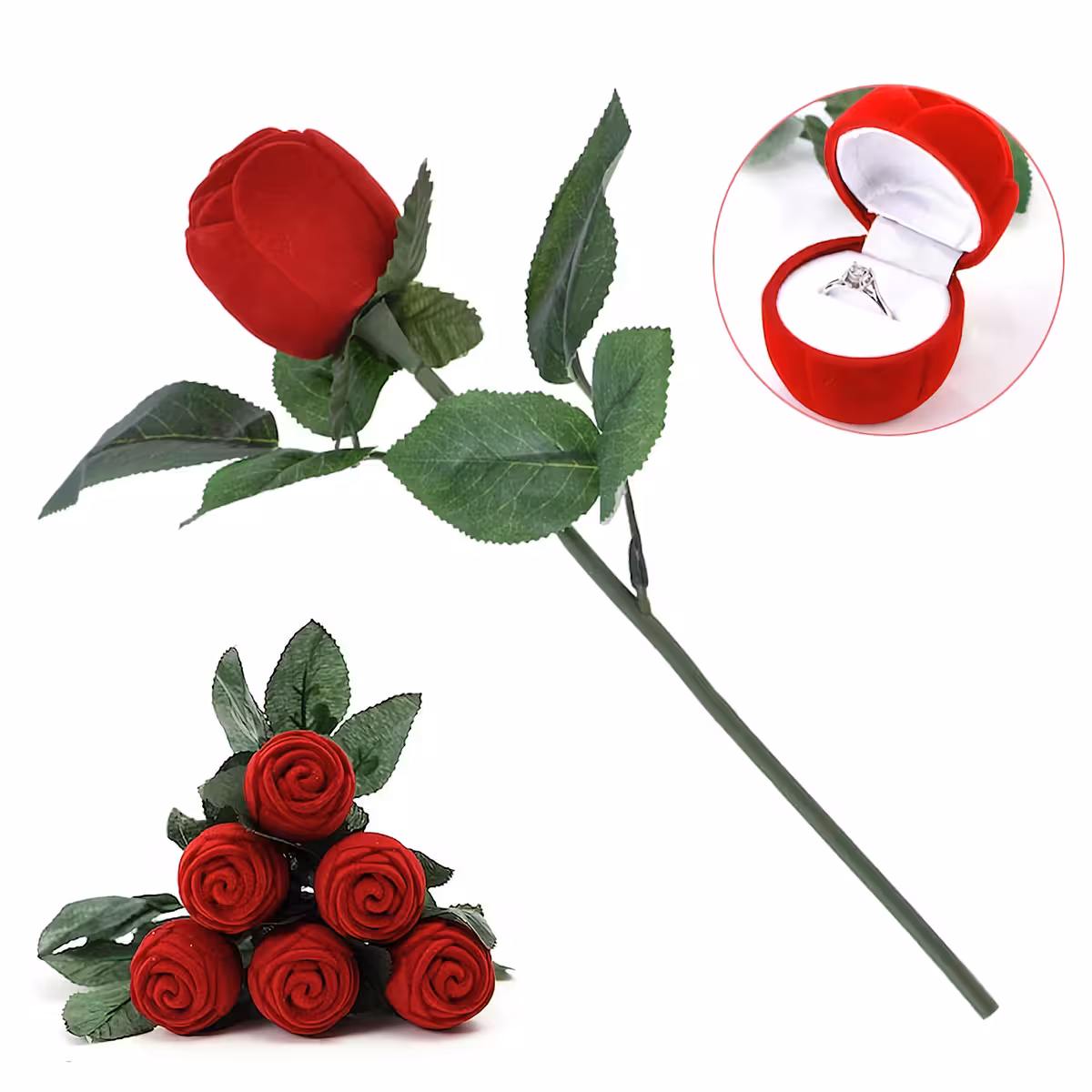 Škatlica v obliki cvetlice za nepozabno poročno ponudbo