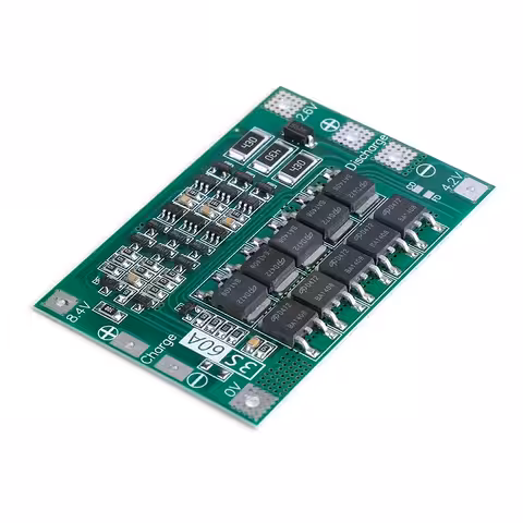 BMS modul 3S 60A za baterije 18650 Li-Ion – zaščita pri polnjenju, praznjenju in uravnoteženju