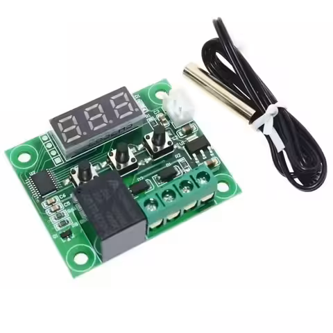 Univerzalni digitalni termostat 12V W1209 z relejem 20A in sondo za nadzor temperature
