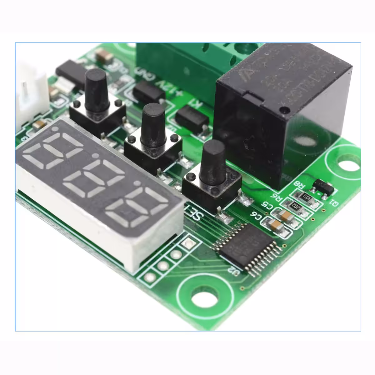Podrobnosti komponent digitalnega termostata W1209