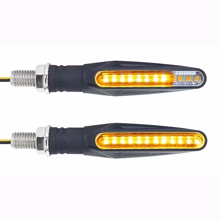 Univerzalne dinamične LED smerne luči za motor, skuter, ATV