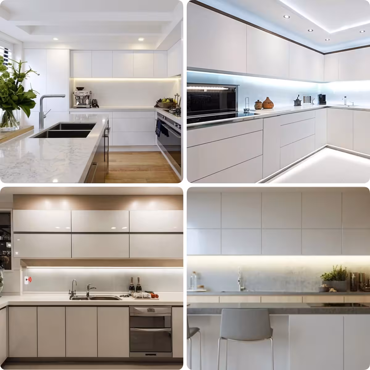 LED trak s senzorjem za montažo pod omaro ali pult