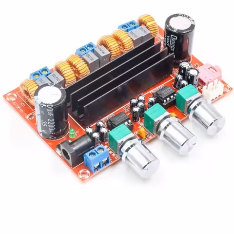 Stereo ojačevalnik 2.1 TPA3116D2 – 2x50W + 100W nizkotonec, razred D, avdio modul