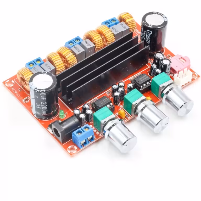 Stereo ojačevalnik 2.1 TPA3116D2 – 2x50W + 100W nizkotonec, razred D, avdio modul