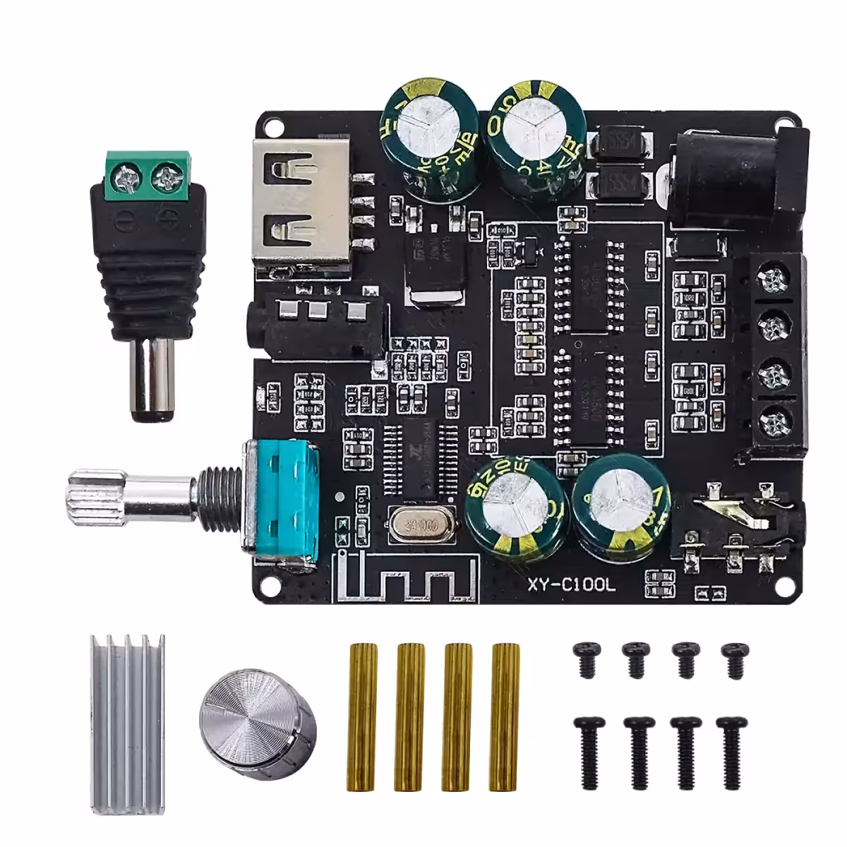 Hi-Fi stereo Bluetooth 5.0 ojačevalnik, idealen za pasivne zvočnike