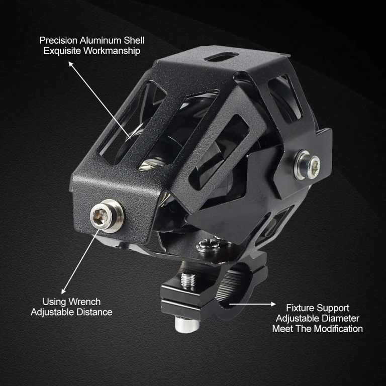 CREE U7 projektor za motor LED luč CREE U7 za motor z inox nosilcem