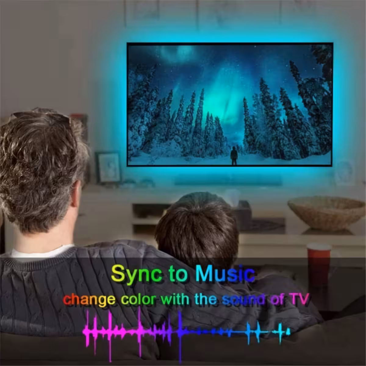 RGB LED trak združljiv z aplikacijami za telefon in funkcijo časovnika