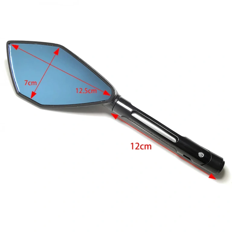 Elegantna ogledala z močnim držalom za vse vrste motorjev