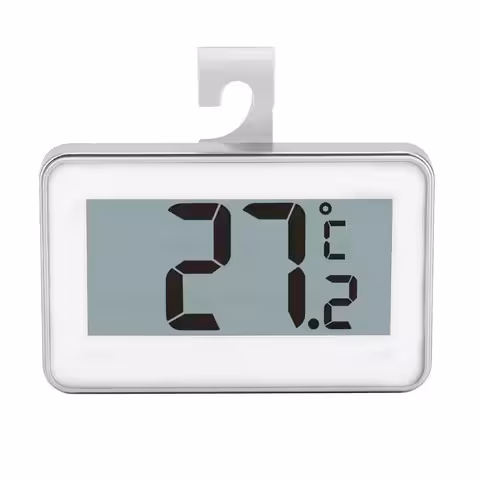 Digitalni termometer z velikim zaslonom za hladilnik, zamrzovalnik, sobo