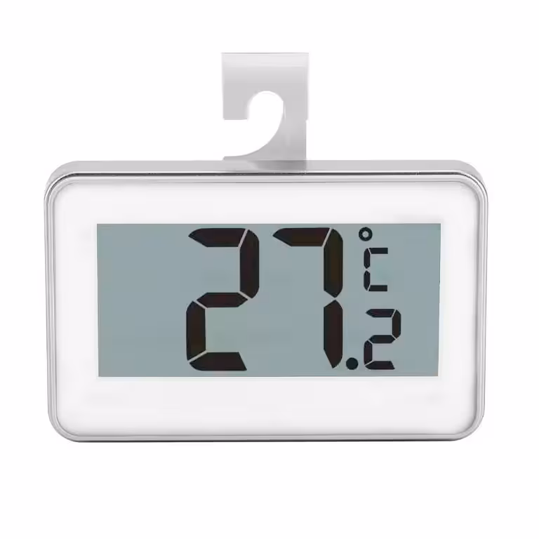 Digitalni termometer z velikim zaslonom za hladilnik, zamrzovalnik, sobo