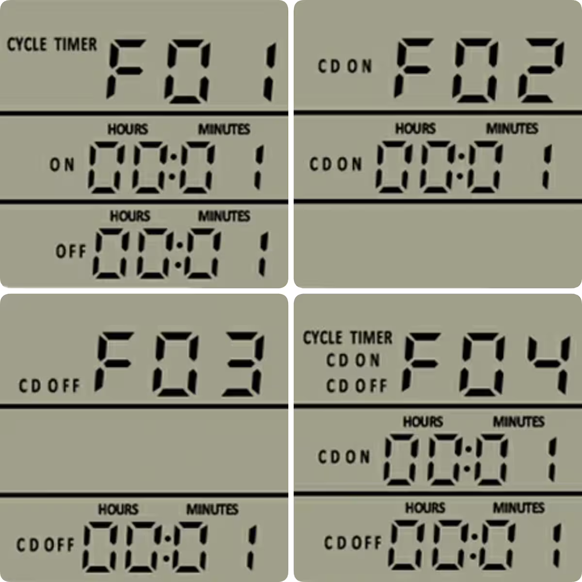Nastavitve termostata vtičnice z razpoložljivimi delovnimi načini in nastavitvami