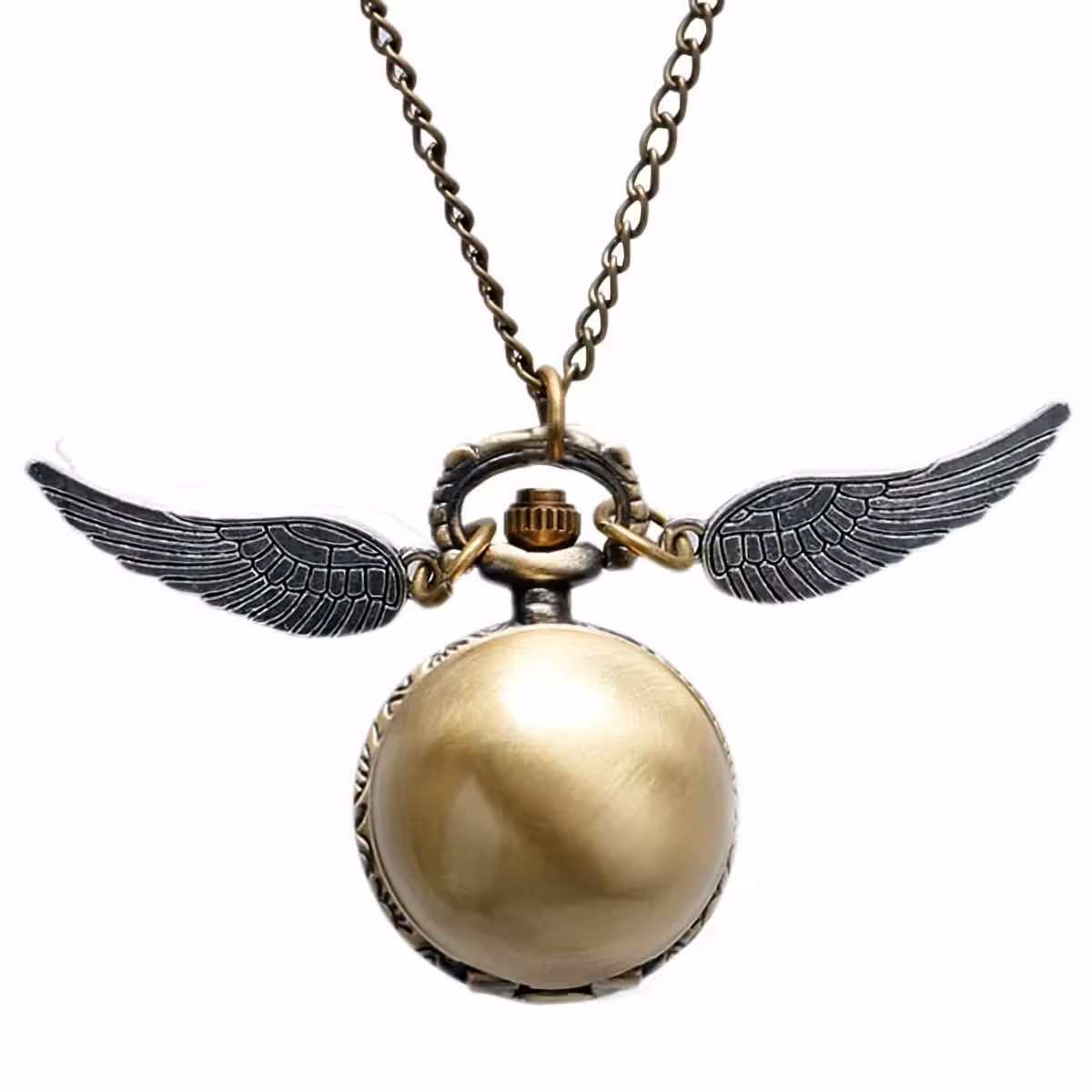 Odprta obesek ura z vidnimi številkami – model Harry Potter Golden Snitch