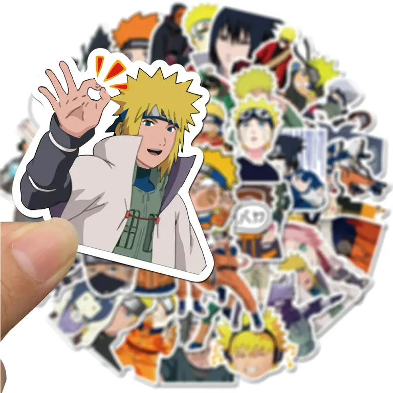 Zabavne samolepilne nalepke z liki iz Naruto Shippuden