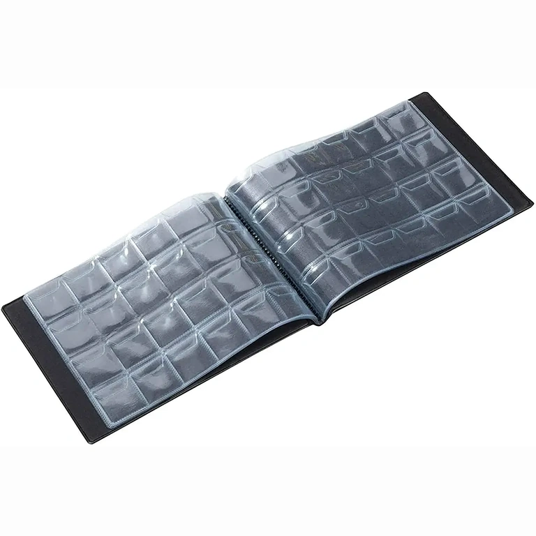 Mapa s 240 žepki za kovance Velika mapa za kovance, dimenzije 3x3 cm na žep