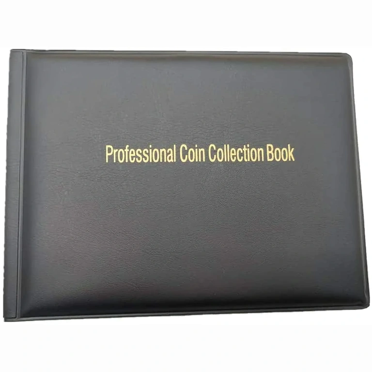 Kompaktni album za zbiratelje kovancev Mapa z žepi za kovance, idealna za začetnike in napredne zbiratelje