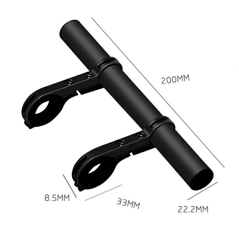 Aluminijasti podaljšek krmila kolo – hitra montaža Razširitvena palica za krmilo kolesa – lahka in trpežna