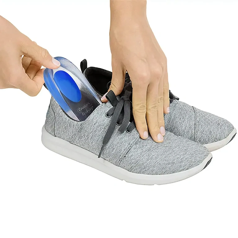 Ortopedski silikonski vložki za čevlje Ortopedska opora za peto, mehka, idealna za bolečine v nogah