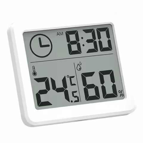 Bel, tanek digitalni higrometer s senzorjem za temperaturo