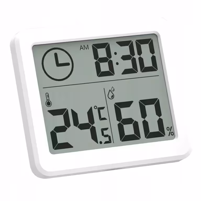 Bel, tanek digitalni higrometer s senzorjem za temperaturo