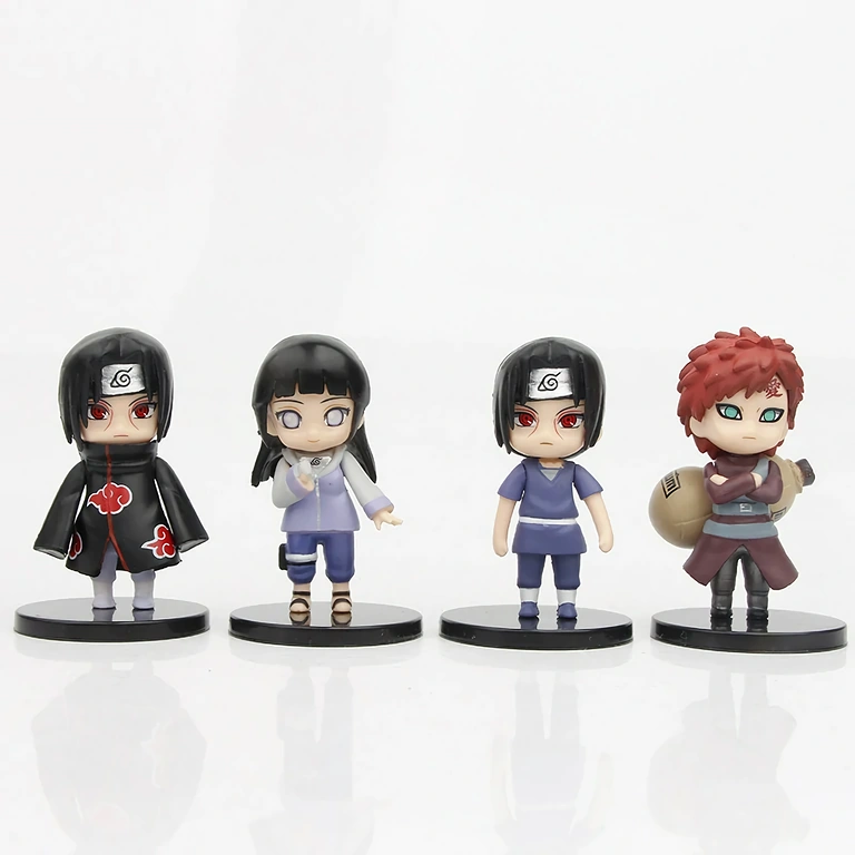 Mini figurice Naruto za dekor ali zbirko Dekorativni komplet Naruto Shippuden z majhnimi figuricami za vitrine in pisarne