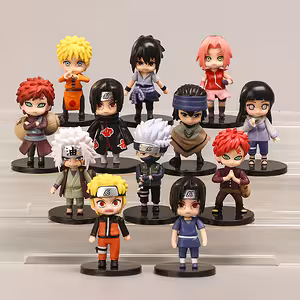 Set 12 figuric Naruto Shippuden – manga anime igrače zbirka, popolno darilo za oboževalce