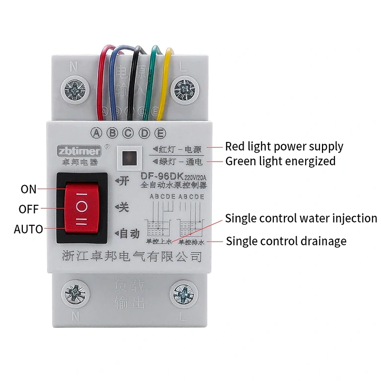 Krmilnik nivoja brez plovca – 220V Sodobni regulator nivoja vode brez plovec – uporaba v avtomatskih sistemih