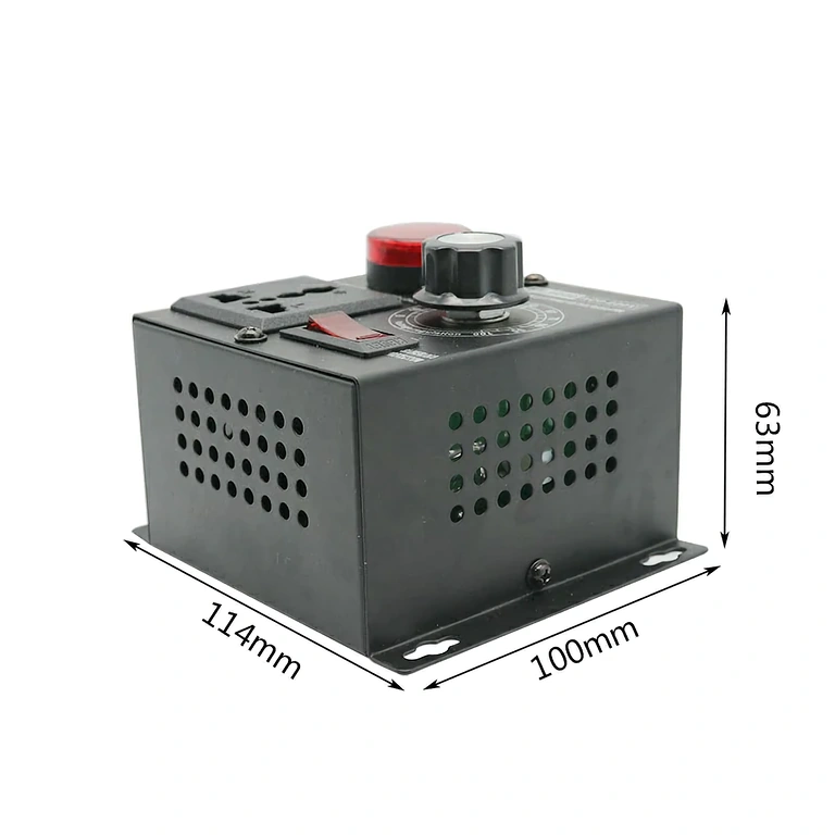 Naprava za nadzor hitrosti električnih motorjev z digitalnim zaslonom in stikalom ON/OFF
