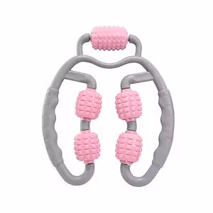 Ročni masažer z 5 valjčki – sprostitev telesa, vratu, nog, proti celulitu