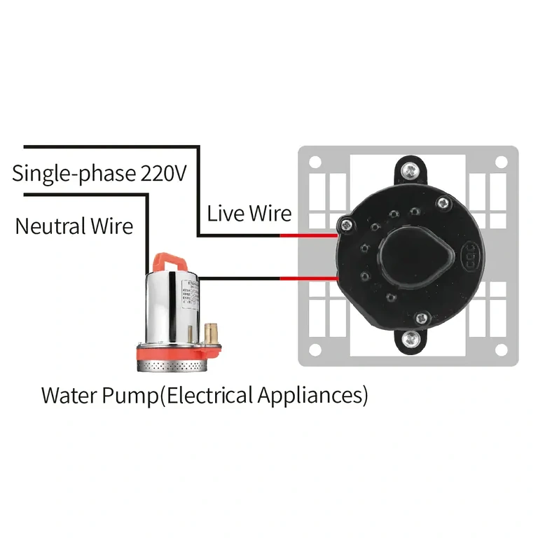 Električni timer za ventilator ali luči v kopalnici z zamikom