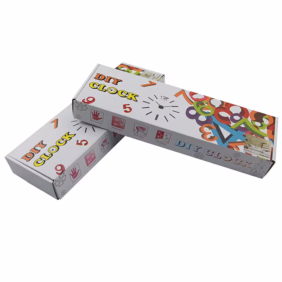 Stenska ura s funkcijo ogledala iz akrilnega stekla, dekorativna in funkcionalna