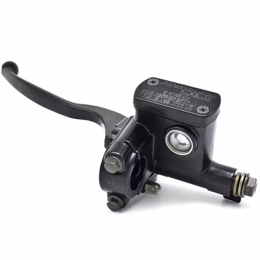 Ročica in hidravlična zavorna črpalka leva za ATV, motor in skuter – združljiv 50cc–250cc