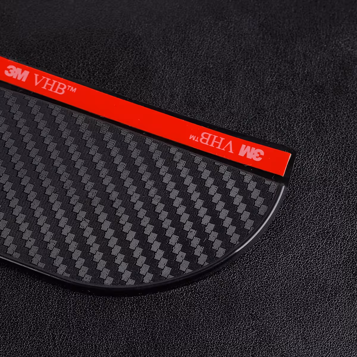 Popoln komplet karbonskih zaščit za ogledala, zaščita pred dežjem