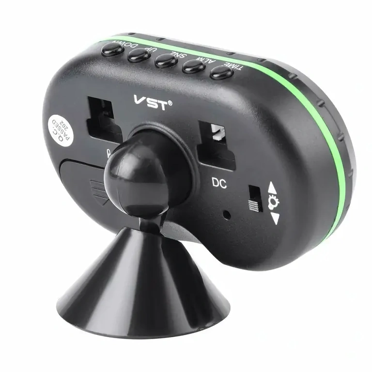 Digitalna ura z zaslonom za napetost in temperaturo avtomobila