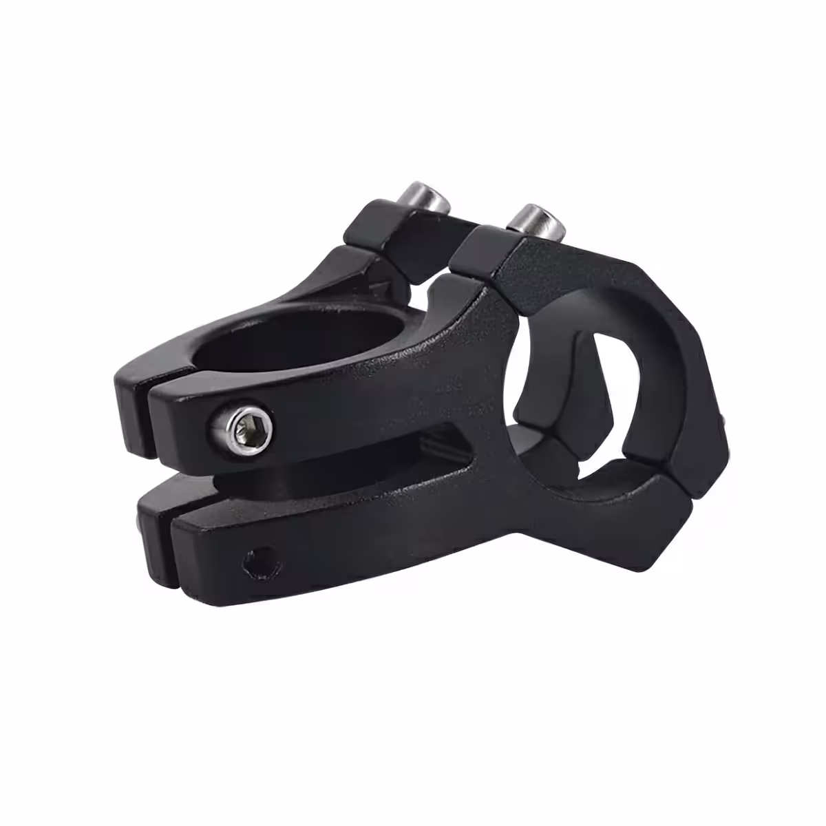 Športna kratka opora za MTB kolo, 31.8 mm, črna, iz lahkega in odpornega aluminija