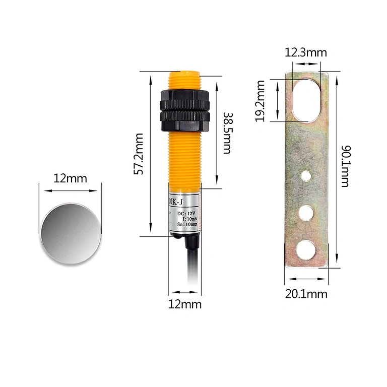 Digitalni števec z magnetnim senzorjem za spremljanje ciklov