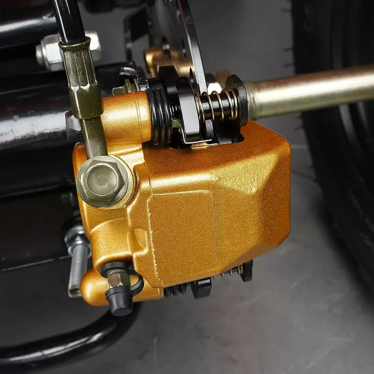 Zlata zavorna čeljust ATV s ploščicami Zlitinska čeljust z zavornih ploščicami za off-road ATV