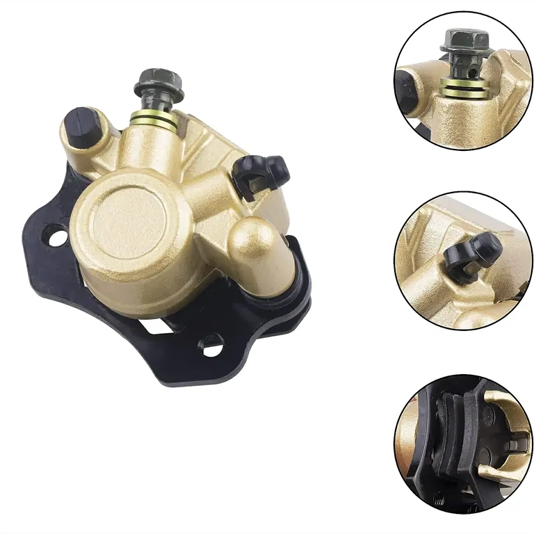 Univerzalna sprednja zavorna čeljust zlate barve za ATV Univerzalna sprednja zavorna čeljust ATV združljiva z Loncin, TaoTao, Bashan