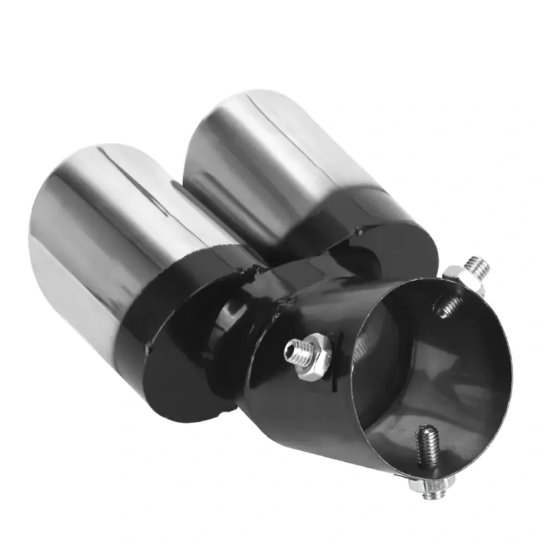 Dvojni izpušni končni del iz nerjavečega jekla za avtomobile BMW, Audi, VW