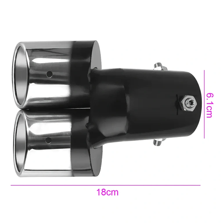 Športni avto dodatek za dvojni izpušni sistem