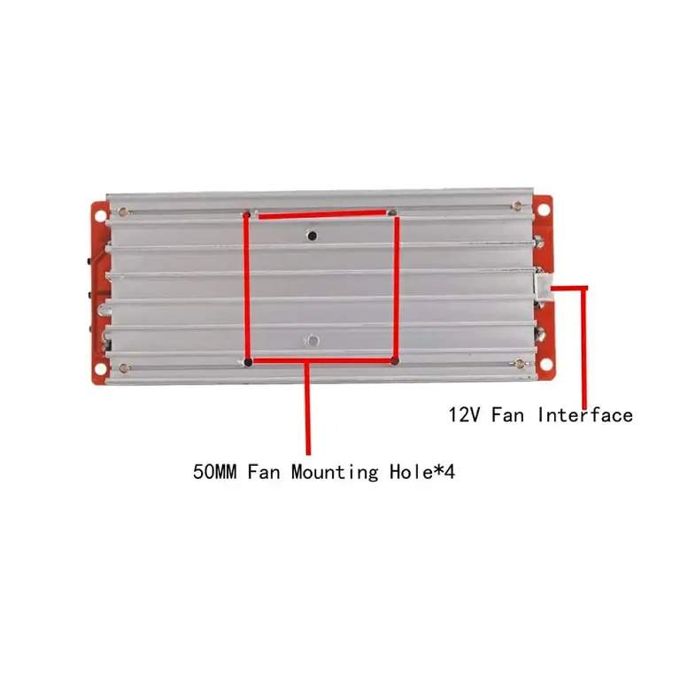 Boost modul z radiatorjem za učinkovito hlajenje DC-DC pretvornik z aktivnim odvodom toplote, priporočljiv za stalne aplikacije