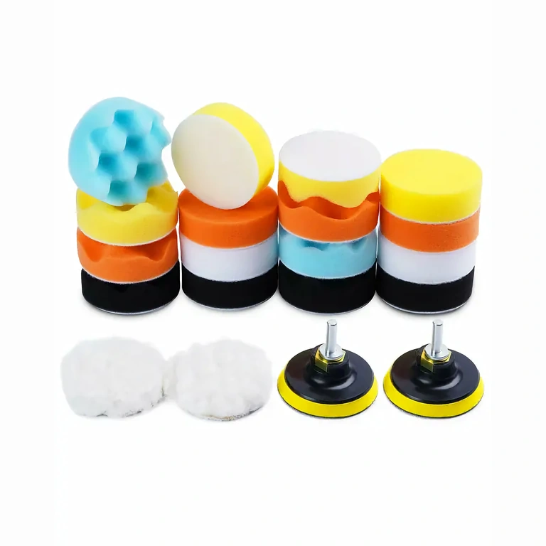Komplet polirnih gobic za osebno uporabo Popoln komplet za poliranje avtomobilskih luči – idealno za detailing doma